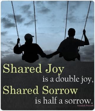 Shared Joy is a Double Joy